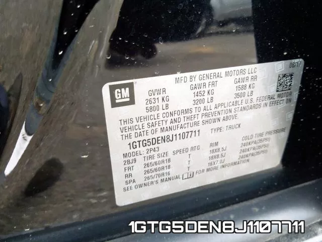 1GTG5DEN8J1107711 фото 2