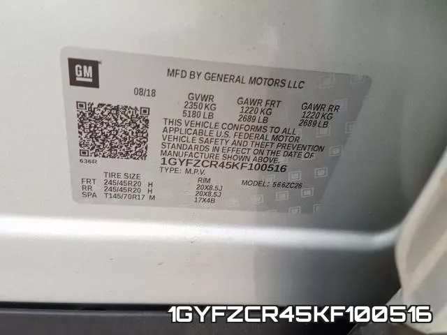 1GYFZCR45KF100516 фото 2