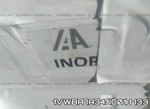 1VWBA7A34JC018733 фото 8