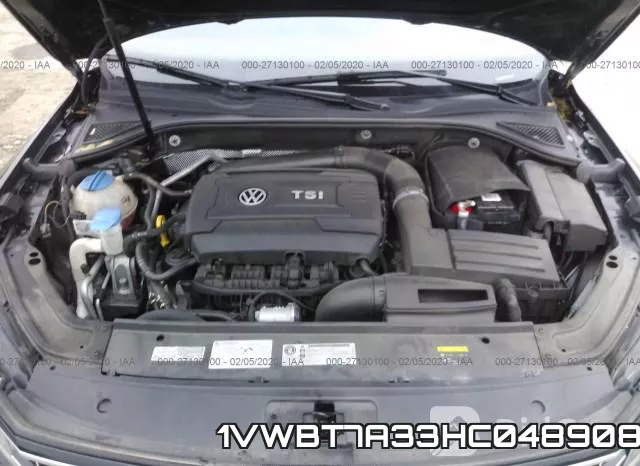 1VWBT7A33HC048908 фото 2