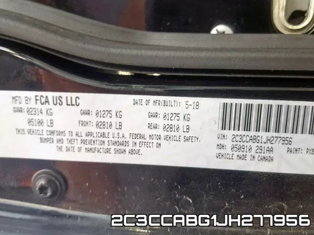 2C3CCABG1JH277956 фото 2