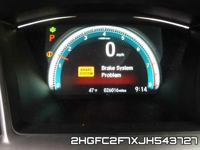 2HGFC2F7XJH543727 фото 9