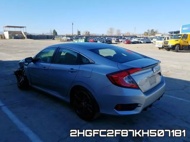 2HGFC2F87KH507181 фото 4
