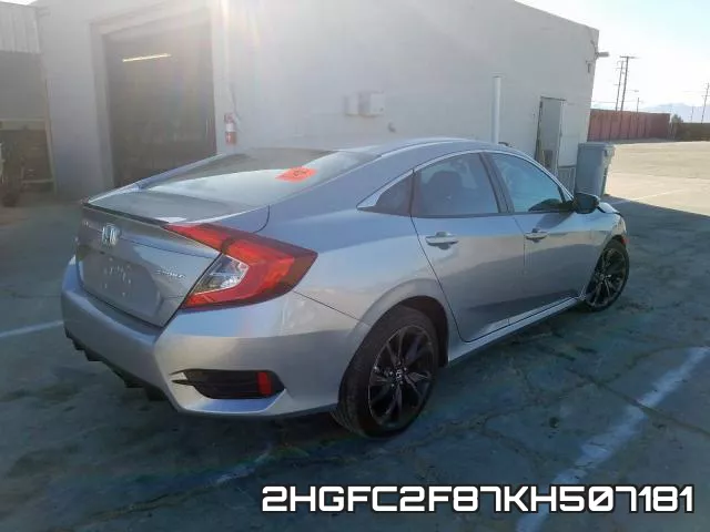 2HGFC2F87KH507181 фото 5