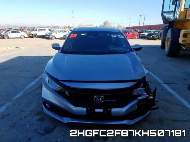 2HGFC2F87KH507181 фото 10