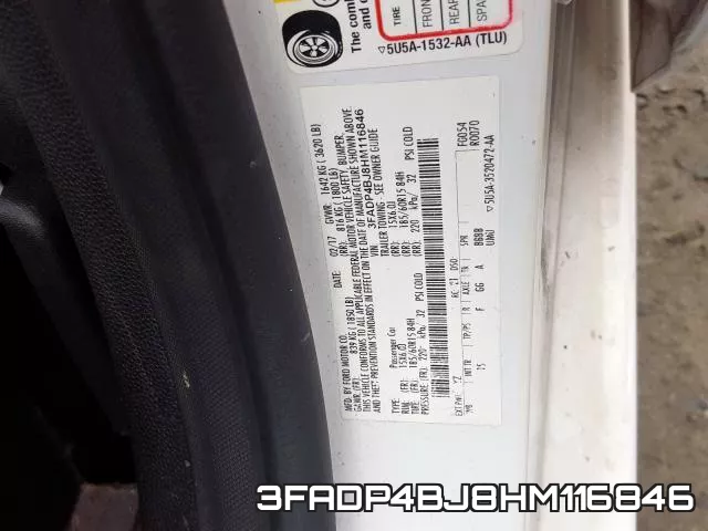 3FADP4BJ8HM116846 фото 2