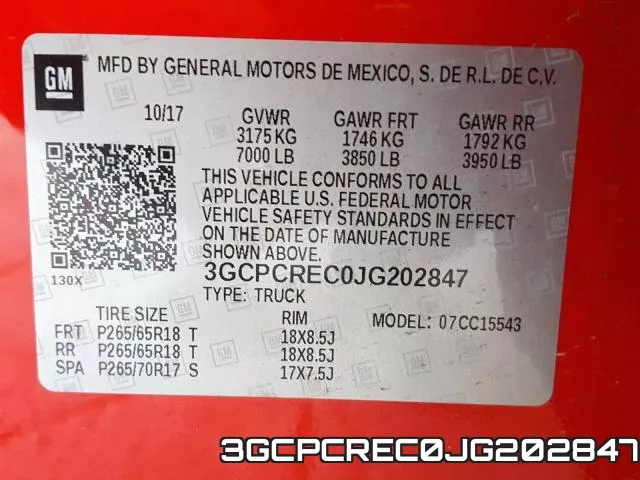 3GCPCREC0JG202847 фото 2