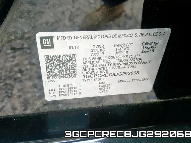 3GCPCREC8JG292068 фото 2