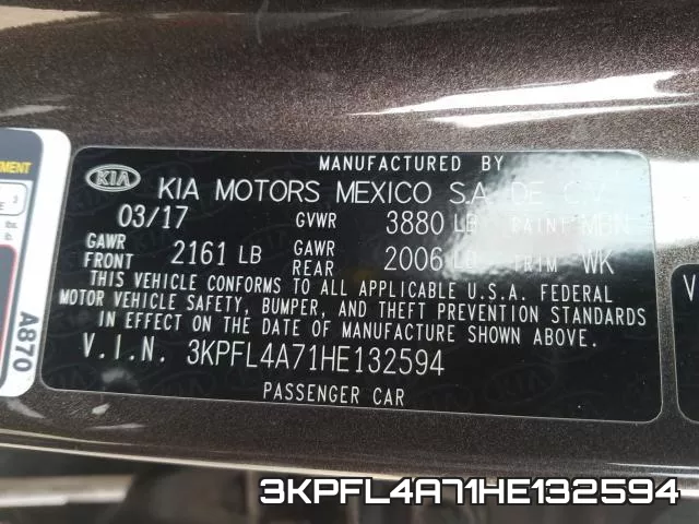 3KPFL4A71HE132594 фото 2