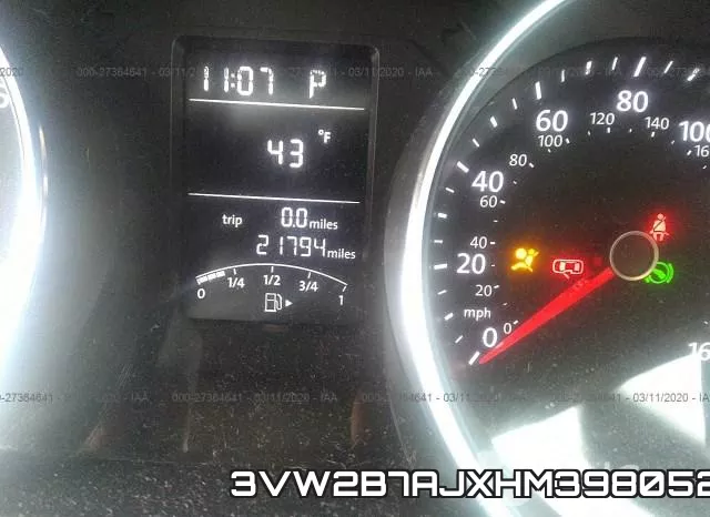3VW2B7AJXHM398052 фото 8