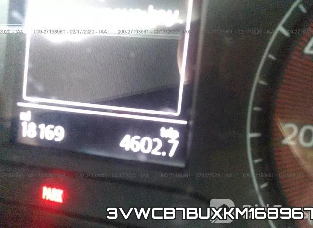 3VWCB7BUXKM168967 фото 8
