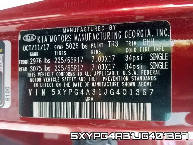 5XYPG4A31JG401367 фото 2