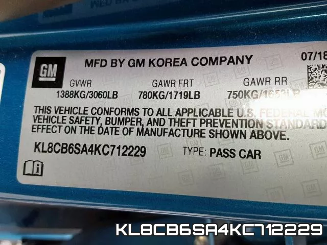 KL8CB6SA4KC712229 фото 2