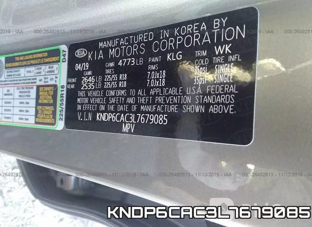KNDP6CAC3L7679085 фото 10