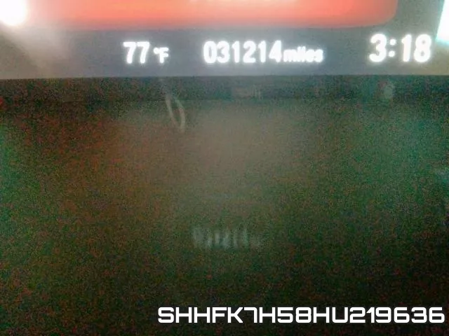 SHHFK7H58HU219636 фото 9