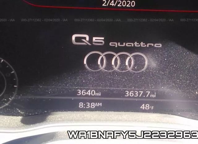 WA1BNAFY5J2232963 фото 8