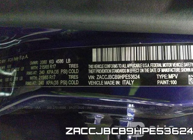 ZACCJBCB9HPE53624 фото 10