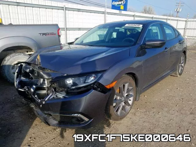 19XFC1F75KE000646 фото 3