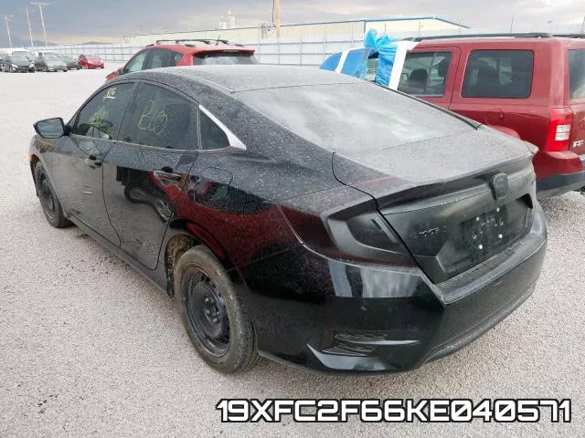 19XFC2F66KE040571 фото 4