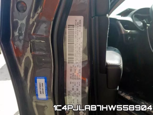 1C4PJLAB7HW558904 фото 2