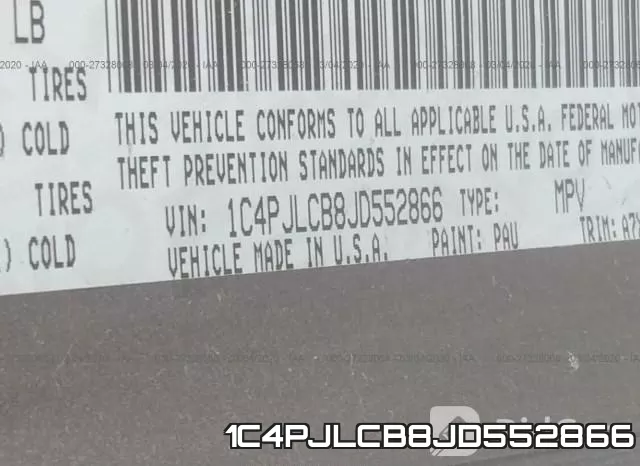 1C4PJLCB8JD552866 фото 10