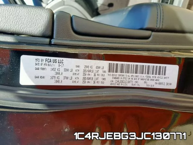 1C4RJEBG3JC130771 фото 2