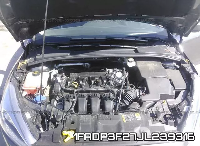 1FADP3F27JL239316 фото 2