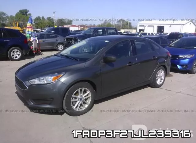 1FADP3F27JL239316 фото 3
