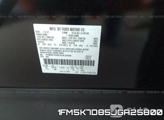 1FM5K7D85JGA25800 фото 10