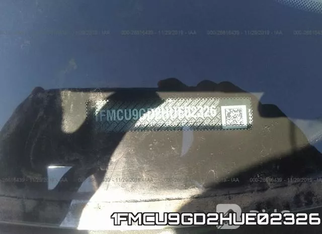 1FMCU9GD2HUE02326 фото 10