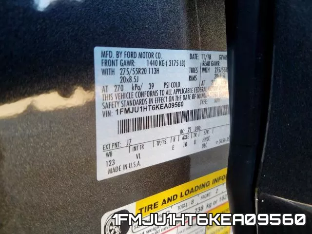 1FMJU1HT6KEA09560 фото 2