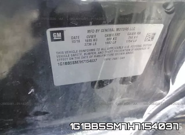 1G1BB5SM7H7154037 фото 10