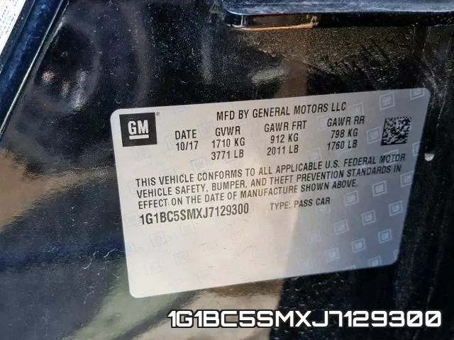 1G1BC5SMXJ7129300 фото 2