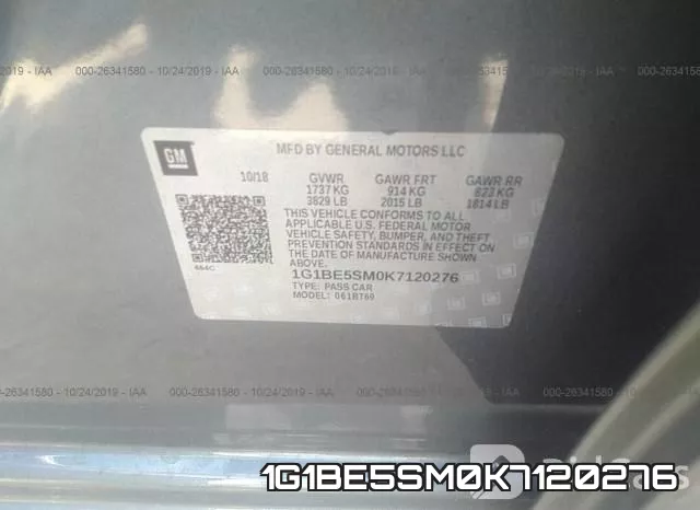 1G1BE5SM0K7120276 фото 10