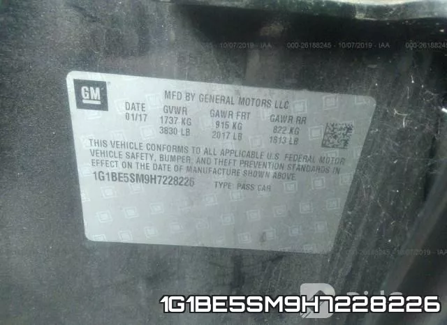 1G1BE5SM9H7228226 фото 10