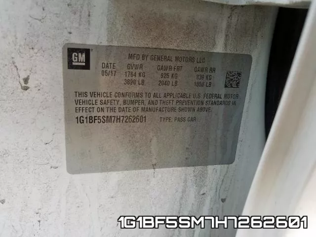 1G1BF5SM7H7262601 фото 2