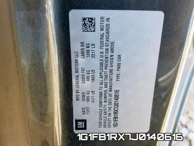1G1FB1RX7J0140616 фото 2