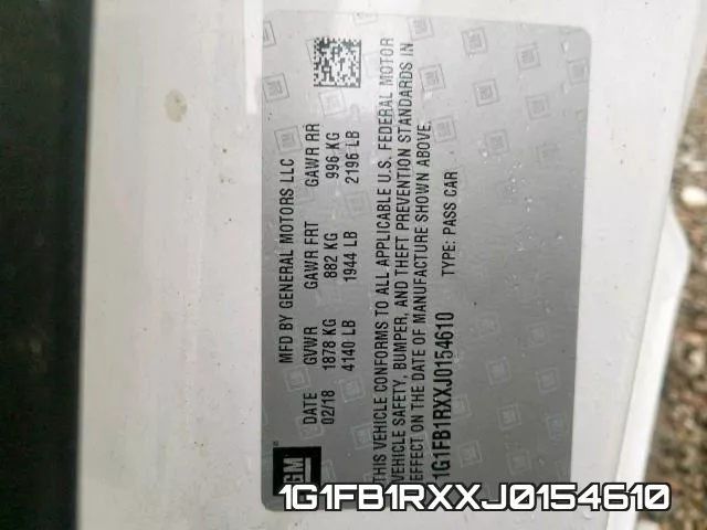 1G1FB1RXXJ0154610 фото 2
