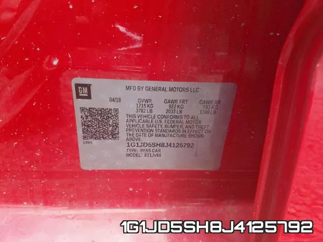 1G1JD5SH8J4125792 фото 2