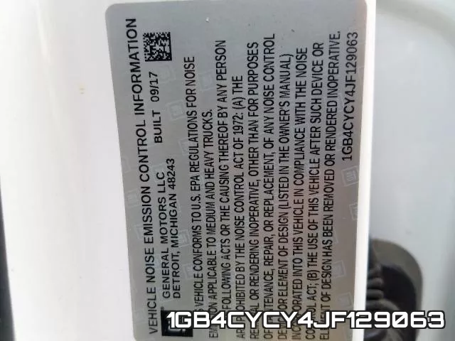 1GB4CYCY4JF129063 фото 2