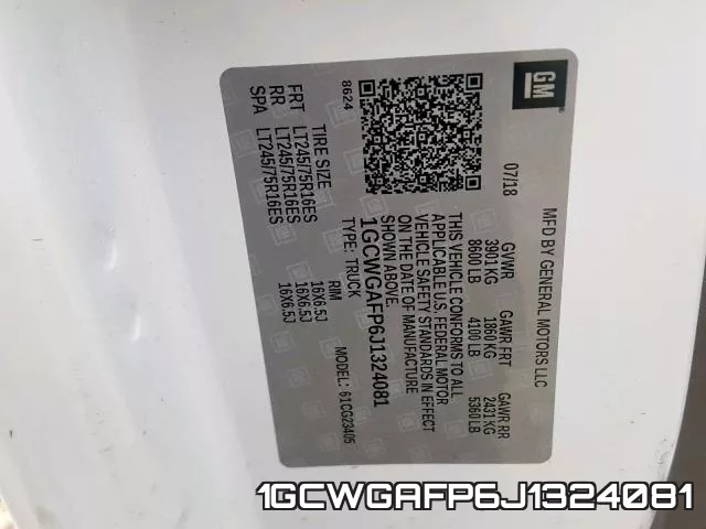 1GCWGAFP6J1324081 фото 2
