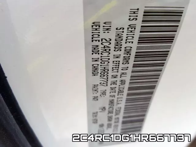 2C4RC1DG1HR667737 фото 2