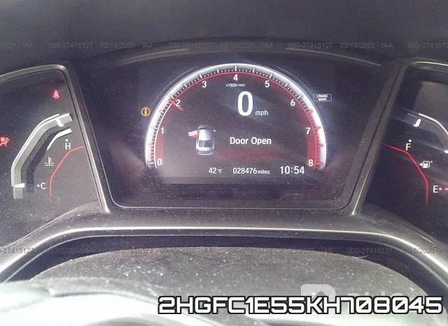 2HGFC1E55KH708045 фото 8