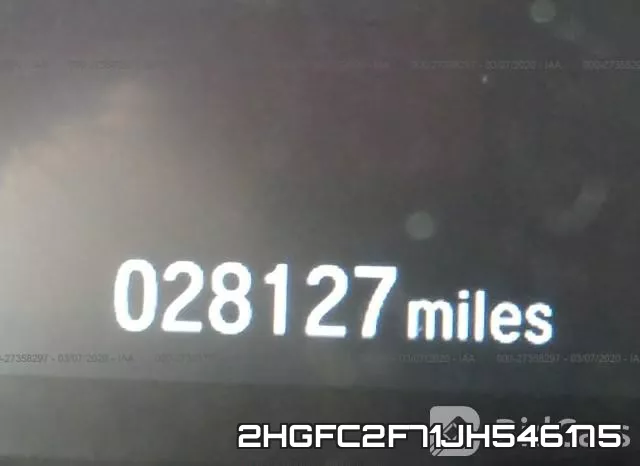 2HGFC2F71JH546175 фото 8