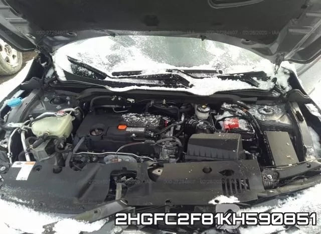 2HGFC2F81KH590851 фото 2
