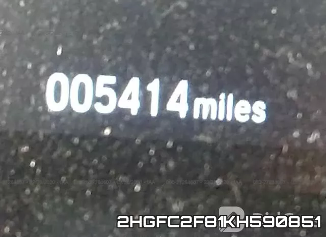 2HGFC2F81KH590851 фото 8