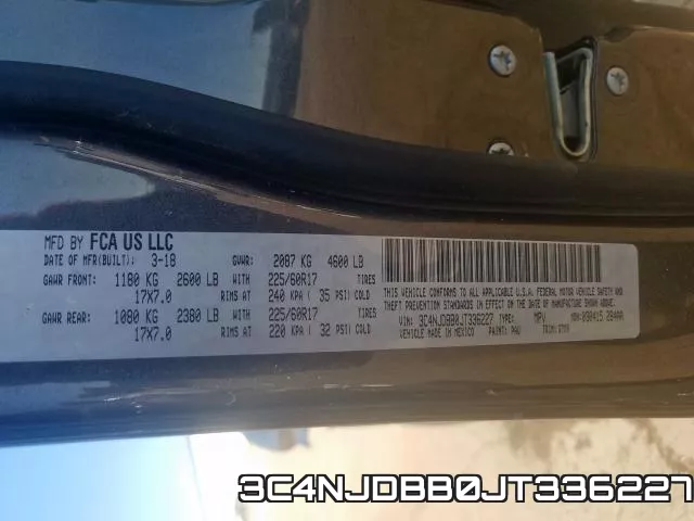 3C4NJDBB0JT336227 фото 2