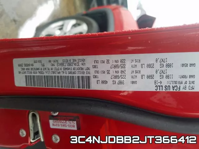 3C4NJDBB2JT366412 фото 2