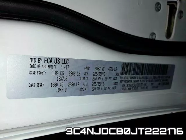 3C4NJDCB0JT222176 фото 2