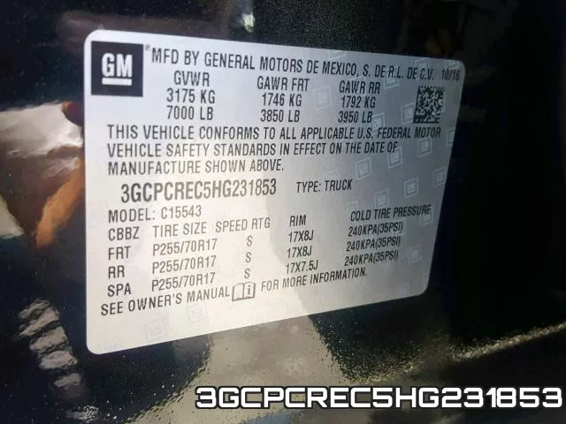 3GCPCREC5HG231853 фото 2